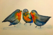 Drei Vögel von Birgit Schlegel