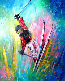 Skiing And Flying 01 by Miki de Goodaboom