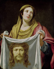 St. Veronica Holding the Holy Shroud  von Simon Vouet