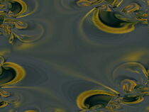 Abstrakte wellenartige Muster in blau und gelb. by other-view