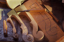Violin-maker's workbench by David Halperin