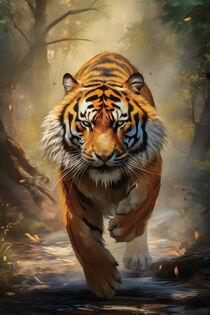 Tiger in a Forrest von hespiegl