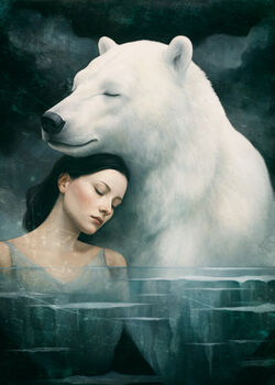 Woman-with-bear-3-d