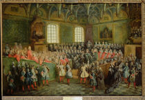 Bed of Justice Held in the Parliament at the Majority of Louis XV  by Nicolas Lancret