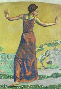 Femme Joyeuse  by Ferdinand Hodler
