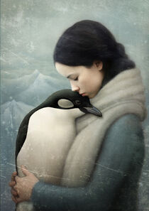 Penguin Love by Paula  Belle Flores