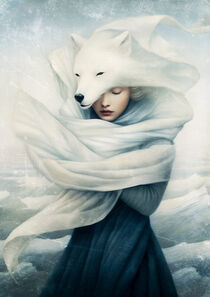 Polar Fox Spirit by Paula  Belle Flores