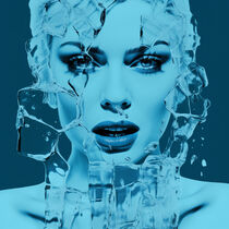 ICY WOMAN von Poptonicart by Claudia Sauter