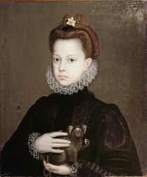 Infanta Isabella Clara Eugenia by Alonso Sanchez Coello