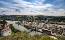 Panorama von Passau in Bayern von Patrick Gross