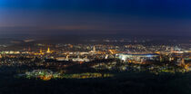 Panorama von Kaiserslautern bei Nacht by Patrick Gross