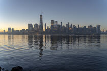 Sonnenuntergang über Manhattan, New York City