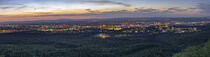 Panorama von Kaiserslautern bei Sonnenuntergang von Patrick Gross