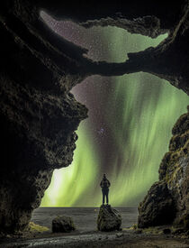 Nordlichter in Island von Patrick Gross