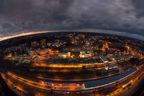Bad Oldesloe Stadtpanorama Nachtaufnahme von olliventure