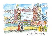 London, Tower Bridge by Karin Mihm