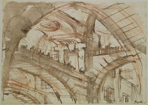 Drawing of an Imaginary Prison  by Giovanni Battista Piranesi