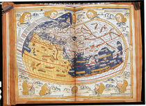 Map of the world by Ptolemy