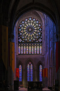 Kirchenfenster in Saint Malo von Leopold Brix