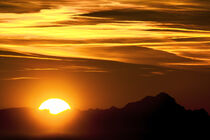 Sonnenuntergang im Gebirge von Stephan Zaun