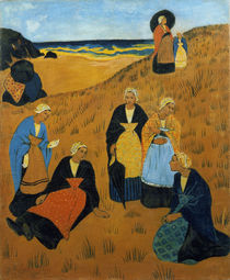 Young Breton Women wearing Shawls by Paul Serusier