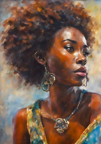 African Woman 1 by Michael Jaeger