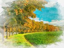 'Herbst-Allee' by wolfpeter
