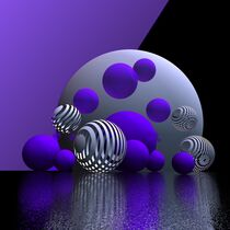 violette Kugeln  by artforyou