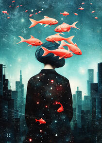 It Is A Fishy World by Paula  Belle Flores