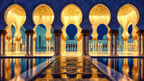 Scheich-Zayid-Moschee in der Blauen Stunde | Sheikh Zayed Grand Mosque in the Blue Hour by Frank Daske