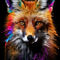 Fox-with-colorsplatters-and-brushstrokes-digital-artwork-poster-framed-print