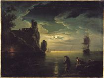 Evening Seascape  by Claude Joseph Vernet