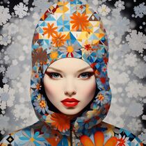 BEAUTY SNOWFLAKES von Poptonicart by Claudia Sauter