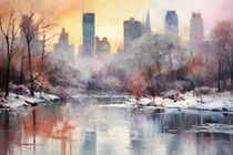 'Central Park im Winter' von artemberaubend