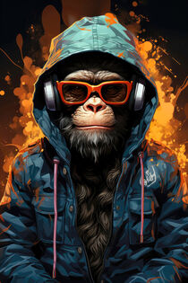 'Affe mit Sonnenbrille' von artemberaubend