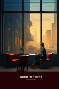Warten auf Edward Hopper | Waiting for Edward Hopper von Frank Daske
