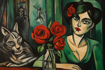 Rote Rosen für die grüne Lady | Red roses for the green lady von Frank Daske