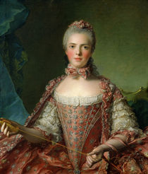 Portrait of Marie Adelaide  von Jean-Marc Nattier