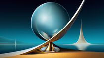 The blue sphere by Odon Czintos