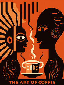 Kaffee-Kunst | The Art Of Coffee | Kaffeeposter by Frank Daske