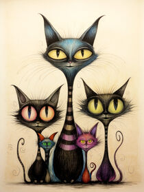 Katzen No.6 von Bettina Dittmann