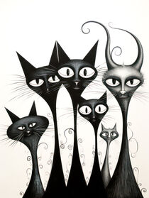 Katzen No.11 von Bettina Dittmann