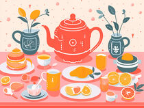 Teezeit - Der Retro Tee ist fertig | Tea Time - The Retro Tea Is Ready von Frank Daske