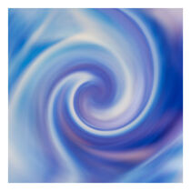 blue swirl by Andrea Martin