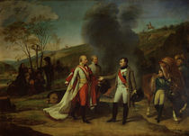 Meeting between Napoleon I  by Baron Antoine Jean Gros