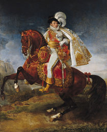 Equestrian Portrait of Jerome Bonaparte  by Baron Antoine Jean Gros