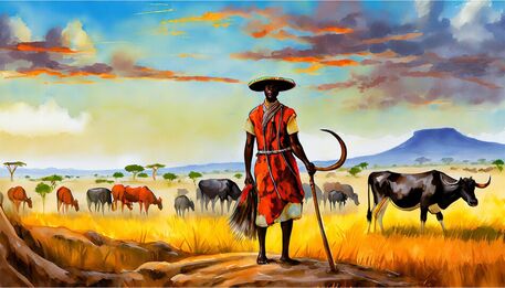 Massai-cows