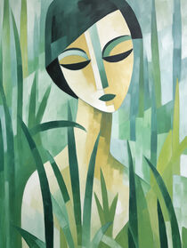 Die Grüne Schilf-Frau | The Green Reed Woman by Frank Daske
