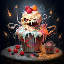 Halloween Cupcake No.2 by Bettina Dittmann