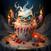 Halloween Cupcake No.1 by Bettina Dittmann